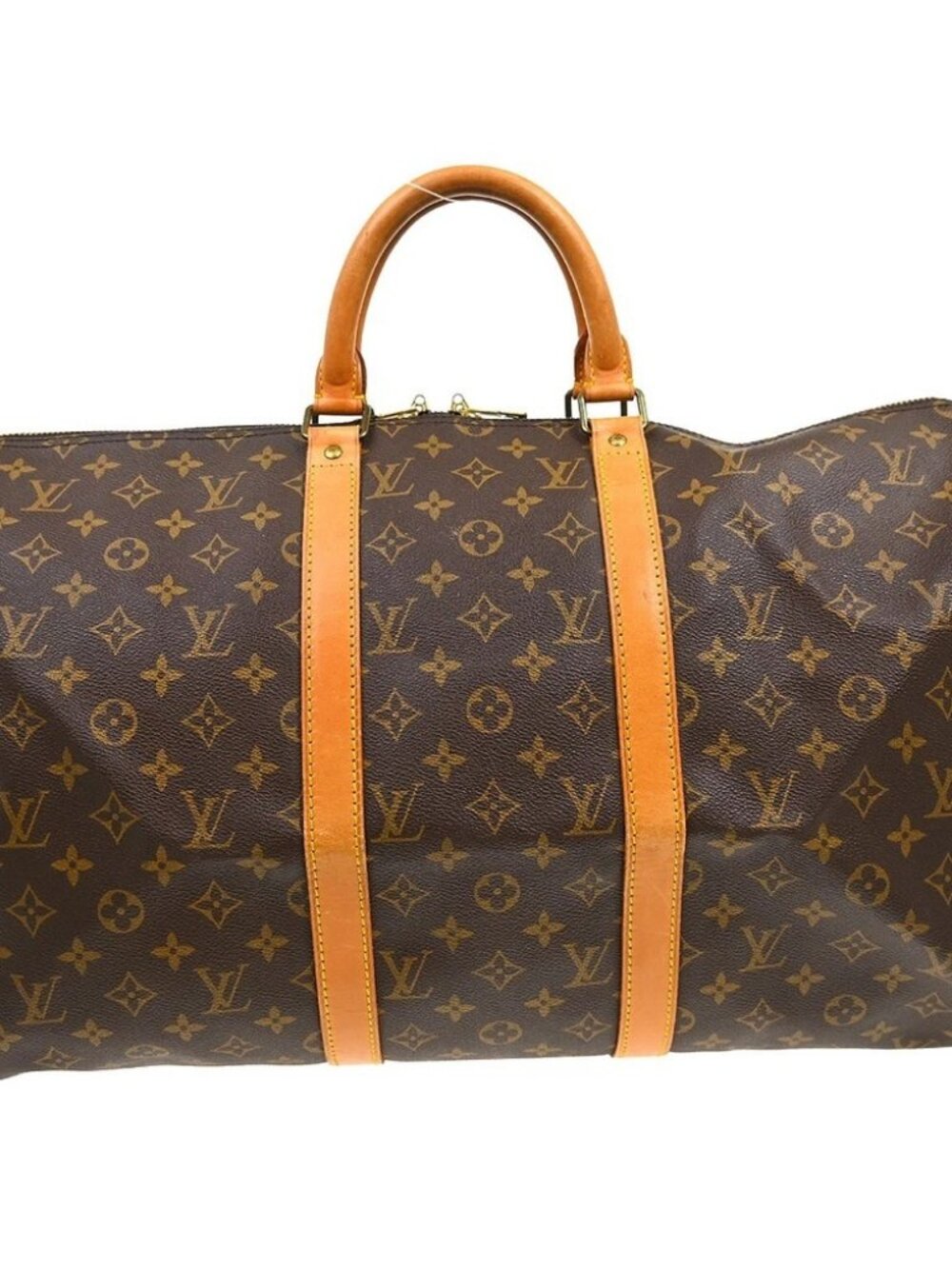 LOUIS VUITTON KEEPALL 50 TRAVEL HANDBAG MONOGRAM